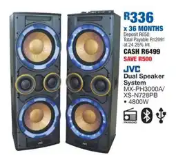 OK Furniture JVC Dual Speaker System offer