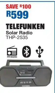 OK Furniture TELEFUNKEN Solar Radio THP-2535 offer