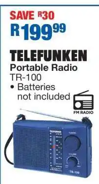 OK Furniture TELEFUNKEN Portable Radio TR-100 offer