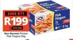 Checkers Sea Harvest Frozen Fish Fingers 2kg offer