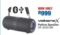 OK Furniture Volkano X Python Speaker VK-3203-BK offer