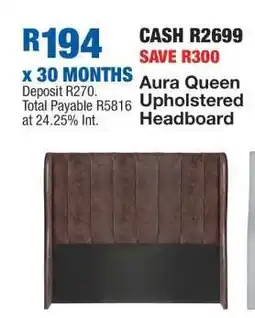 OK Furniture Aura Queen Upholstered Headboard offer
