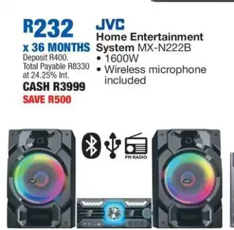 OK Furniture JVC Home Entertainment System MX-N222B offer