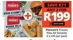 Checkers Pieman's Frozen Pies offer
