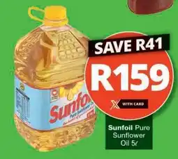 Checkers SUNFOIL PURE SUNFLOWER OIL 5β offer