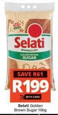 Checkers SELATI GOLDEN BROWN SUGAR 10kg offer