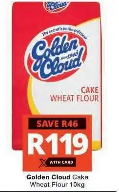 Checkers Golden Cloud Cake Wheat Flour 10kg offer