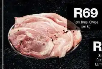 Checkers PORK BRAAI CHOPS offer