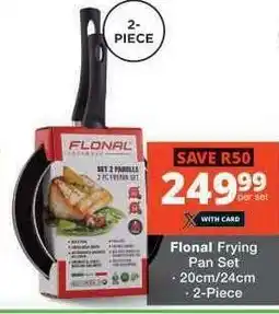 Checkers Flonal Frying Pan Set offer