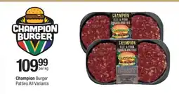 Checkers Champion Burger Patties All Variants offer