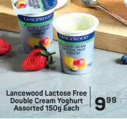 Pick n Pay Lancewood Lactose Free Double Cream Yoghurt Assorted 150g Each offer