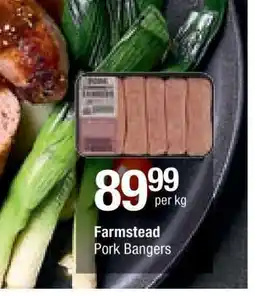 Checkers Farmstead Pork Bangers offer
