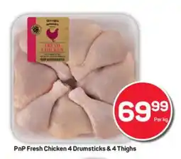 Pick n Pay PnP Fresh Chicken 4 Drumsticks & 4 Thighs offer