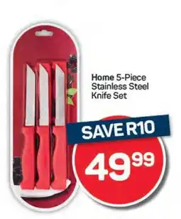 Pick n Pay Home 5-Piece Stainless Steel Knife Set offer