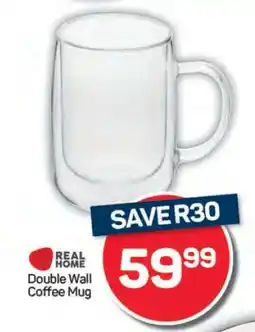 Pick n Pay REAL HOME Double Wall Coffee Mug offer