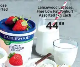 Pick n Pay Lancewood Lactose Free Low Fat Yoghurt Assorted 1kg Each offer