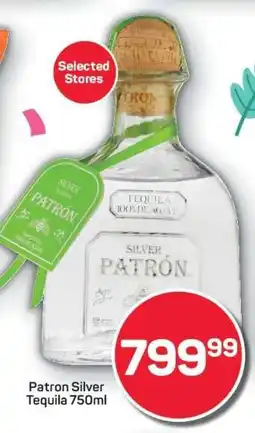 Pick n Pay Patron Silver Tequila 750ml offer