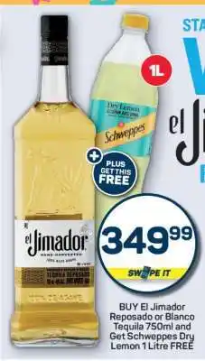 Pick n Pay El Jimador Reposado or Blanco Tequila 750ml offer