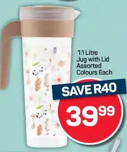 Pick n Pay 1.1 Litre Jug with Lid offer