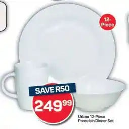Pick n Pay Urban 12-Piece Porcelain Dinner Set offer