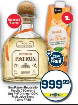 Pick n Pay Patron Reposado Tequila 750ml offer