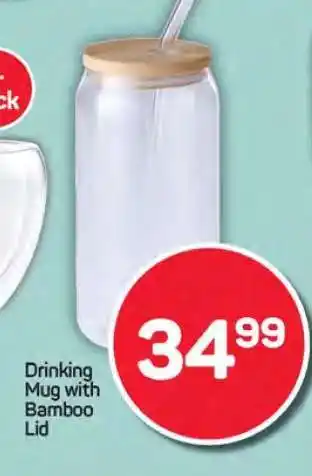Pick n Pay Drinking Mug with Bamboo Lid offer