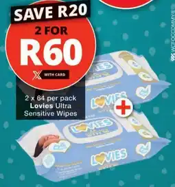Checkers Lovies Ultra Sensitive Wipes offer