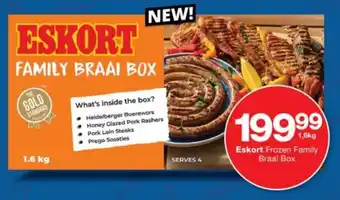Checkers Eskort Frozen Family Braai Box offer