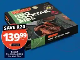 Checkers Eskort Pre-Cooked BBQ Cocktail Ribs offer