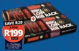 Checkers Eskort Pre-Cooked BBQ Loin Rib Rack offer