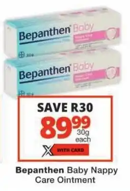 Checkers Bepanthen Baby Nappy Care Ointment offer