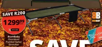 Checkers BushBaby Oversized Padded Safari Stretcher offer