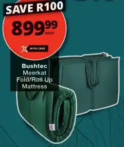 Checkers Bushtec Meerkat Fold/ Roll Up Mattress offer