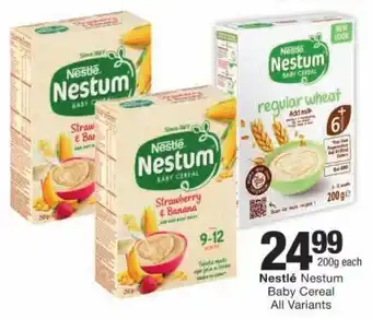 Checkers Nestlé Nestum Baby Cereal All Variants offer