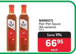 Makro NANDO’S Peri-Peri Sauce (All variants) offer