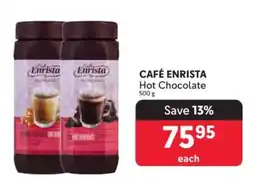 Makro CAFÉ ENRISTA Hot Chocolate offer