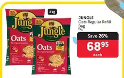 Makro JUNGLE Oats Regular Refill Bag offer