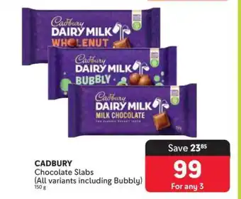 Makro Cadbury Chocolate Slabs offer