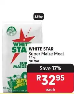 Makro WHITE STAR SUPER MAIZE MEAL offer