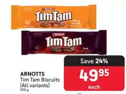 Makro ARNOTTS Tim Tam Biscuits (All variants) offer