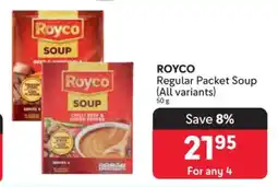 Makro ROYCO Regular Packet Soup (All variants) offer