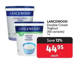 Makro Lancewood Double Cream Yoghurt offer