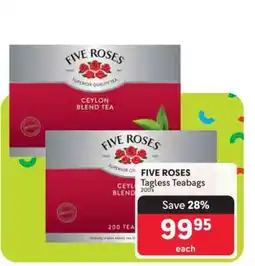 Makro Five Roses Tagless Teabags offer