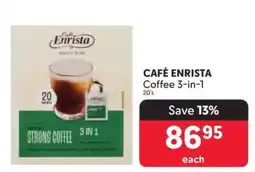 Makro CAFÉ ENRISTA Coffee 3-in-1 offer
