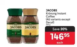 Makro Jacobs Krönung Instant Coffee offer