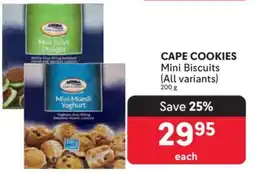 Makro CAPE COOKIES Mini Biscuits (All variants) offer