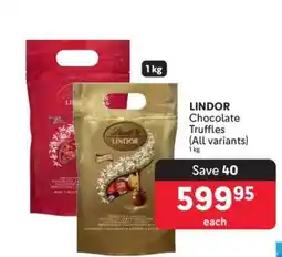 Makro LINDOR Chocolate Truffles (All variants) offer