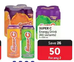 Makro SUPER C Energy Drink (All variants) offer