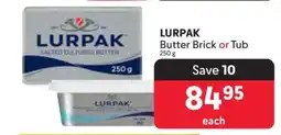 Makro LURPAK Butter Brick or Tub offer