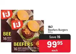 Makro I&J Beefers Burgers offer